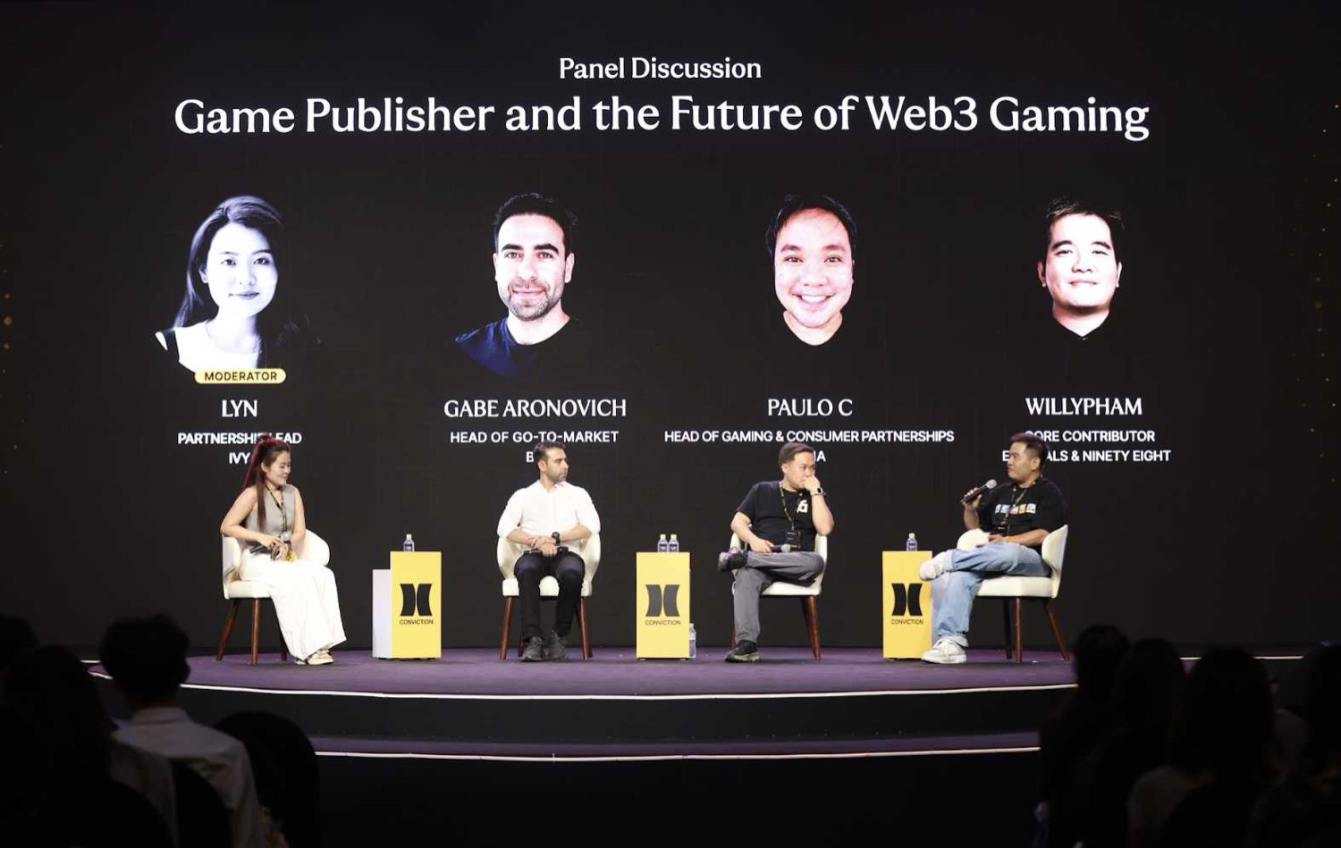 Speakers panel with industry leaders